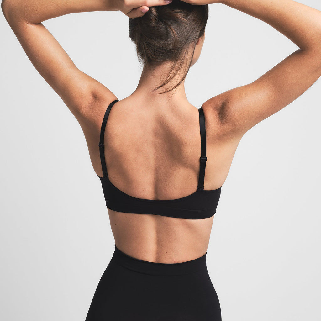 SEAMLESS SCULPT BRALETTE | ONYX