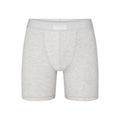 SKIMS COTTON MENS 5" BOXER BRIEF | LIGHT HEATHER GREY