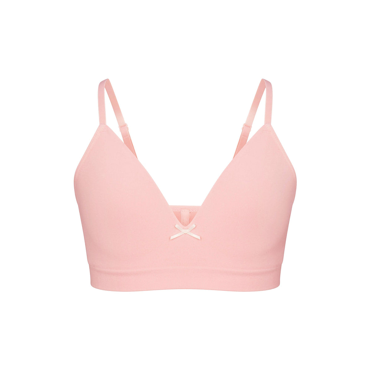 COTTON SEAMLESS JUNIORS TRAINING BRA 2-PACK | MARBLE AND BALLET