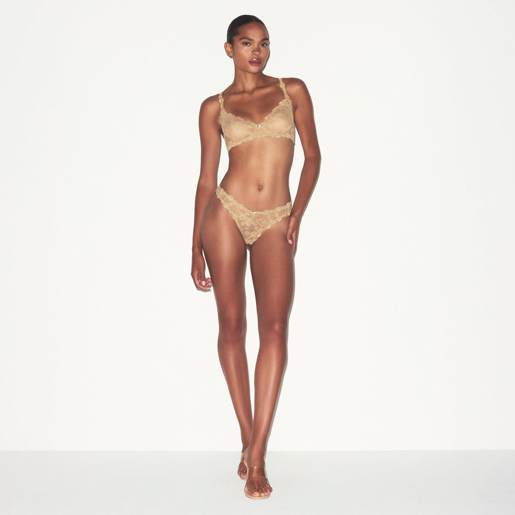 STRETCH LACE UNLINED DEMI BRA | DELTA