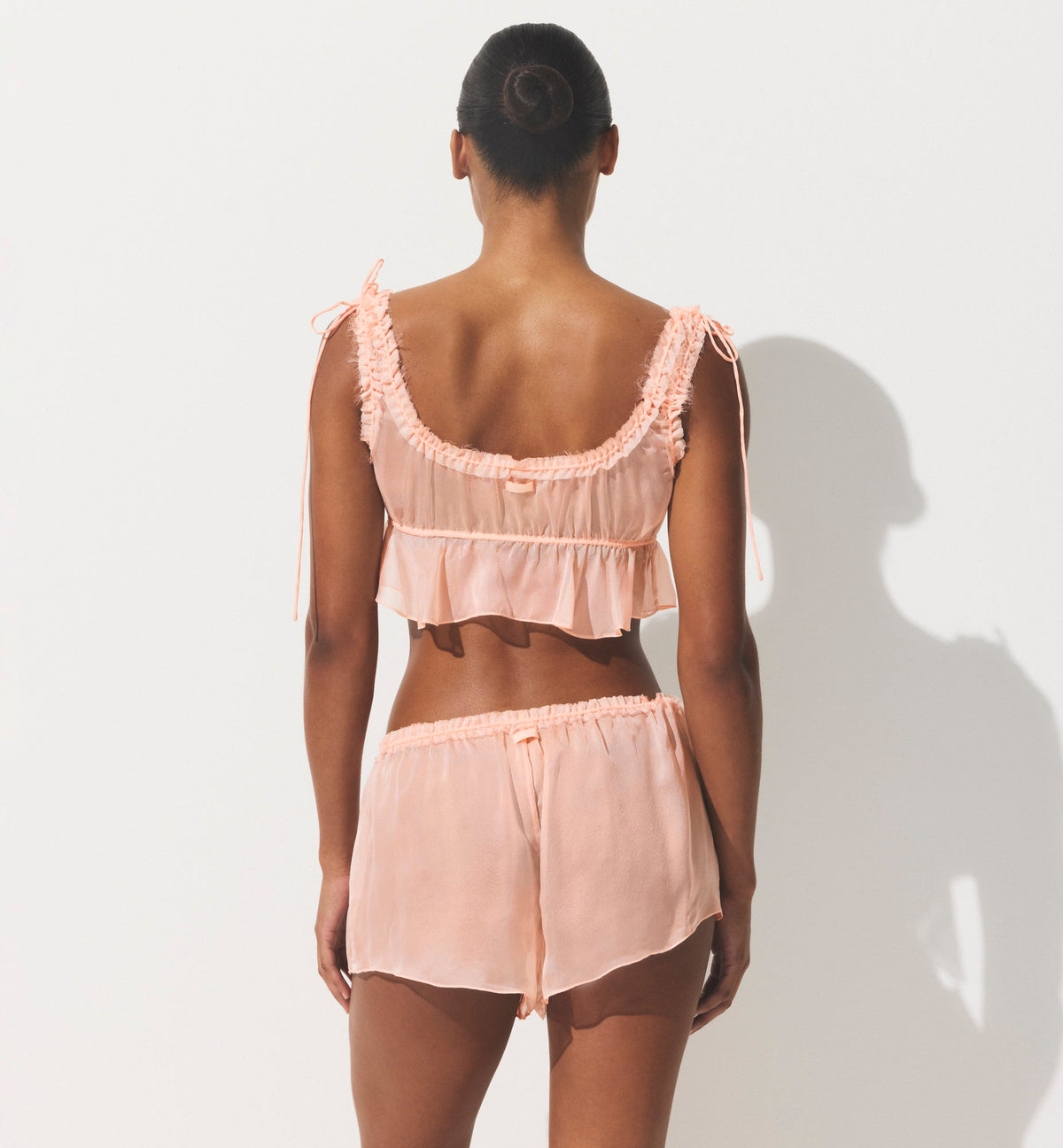 SKIMS ROMANCE BABYDOLL AND SHORT SET | PRIMROSE